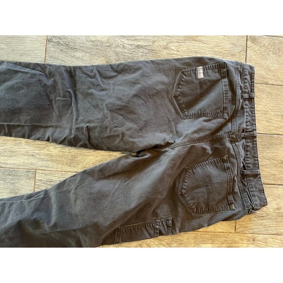 Ariat Rebar Perfect Rise Straight Leg Denim Jeans 32R 32 Regular Gray 0126 Cargo - Picture 9 of 10